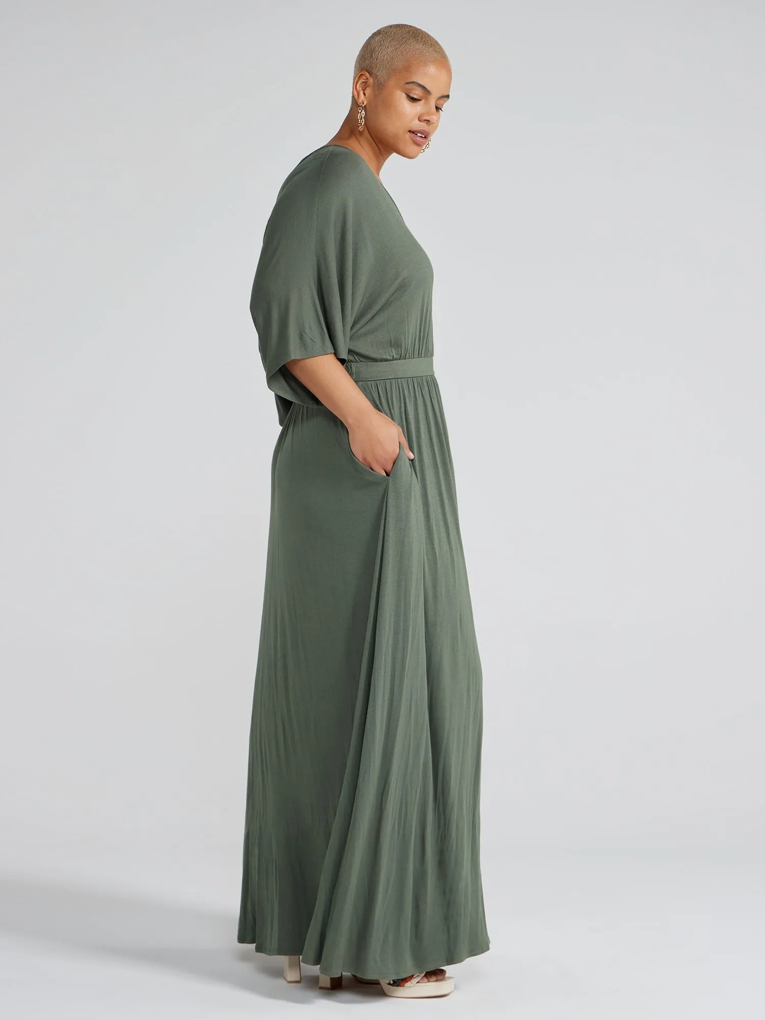 Fashion To Figure - The Perfect Everyday V-Neck Maxi Dress