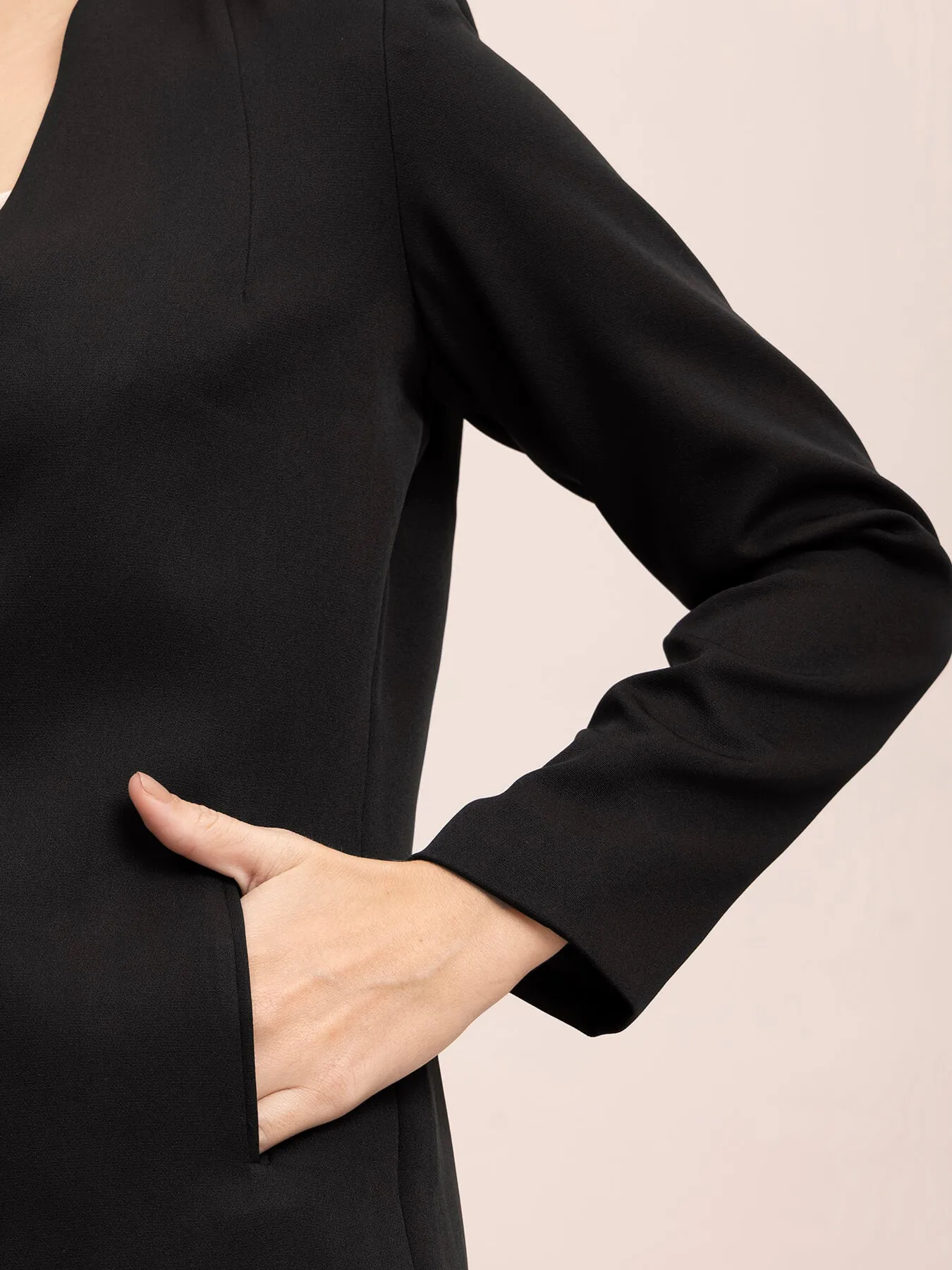 Solid Formal Jacket - Black